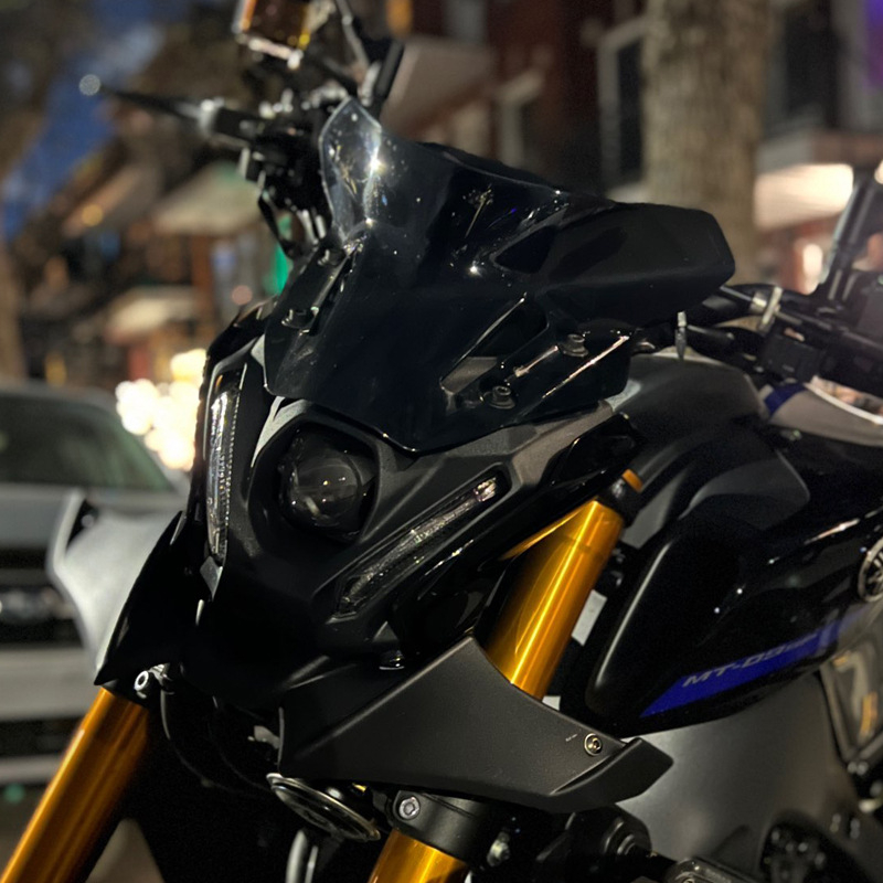 Poklopac difuzora prednjeg vjetrobrana Yamaha MT-09 FZ09 MT-09SP - ABS plast, zaštita od vjetra, dodatak za prednje staklo
