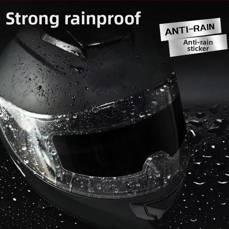 Film proti zahmlievaniu a dažďu na motocyklovú prilbu – PET materiál, prispôsobenie k dispozícii, oprávnená súkromná značka