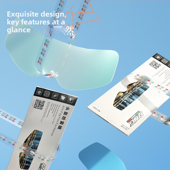 Филм за мотоциклетна каска против запотяване и дъжд — PET материал, HD качество