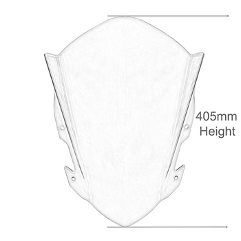 Szélvédő védő KTM RC125 RC200 RC250 RC390 — PC műanyag, kompatibilis KTM 890 Adventure