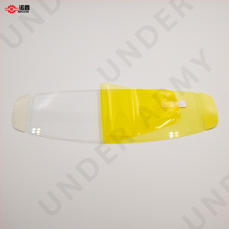 Univerzálna nálepka proti zahmleniu pre prilbu s visorom, prispôsobiteľné, ochrana proti vetru a prachu