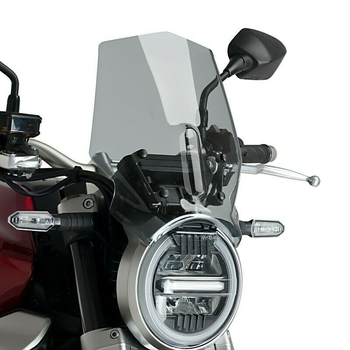 Prednji vjetrodeflektor za Honda CB650R (2019–2023) i CB1000R (2018–2020); Materijal: PC plastika; Stil: vjetrodeflektor