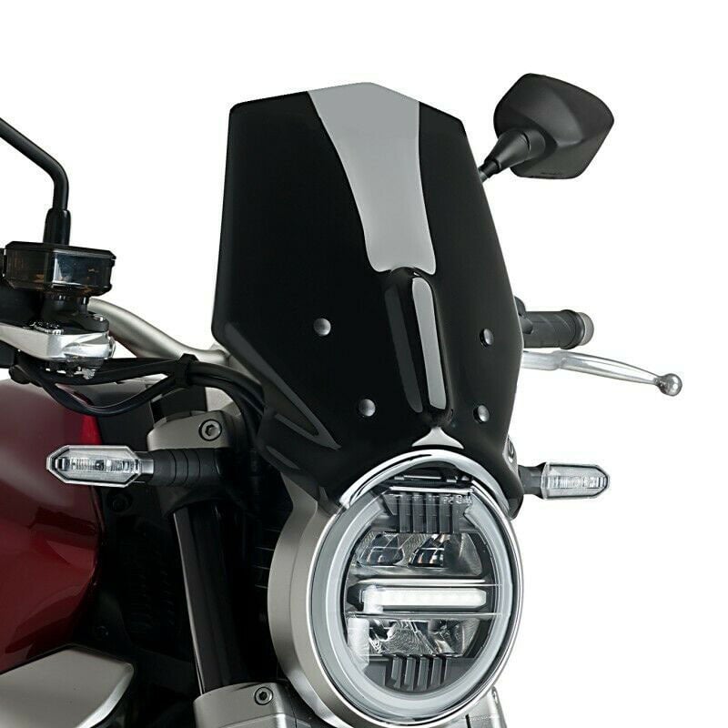 Prednji vjetrodeflektor za Honda CB650R (2019–2023) i CB1000R (2018–2020); Materijal: PC plastika; Stil: vjetrodeflektor