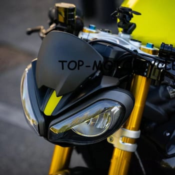 Μπροστινό παρμπρίζ μοτοσικλέτας Triumph Speed Triple 1200RS/RX, ABS υλικό, μοντέλο D83, μάρκα TOPJTLC