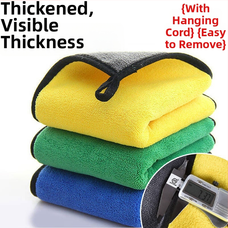 Balance Chaohui hrubšia mikrovláknová handrička na umývanie auta – viacúčelová