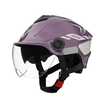 AXK Elektromos motorkerékpár sisak – ABS, fél sisak, GB811-2022A tanúsított, egész éves használatra