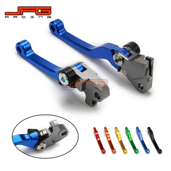 Set ručice kočnice i kvačila, CNC aluminij, rog stil, za YZ125/250 i YZ250F/450F, JFG L66m/R65m