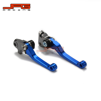 Set ručice kočnice i kvačila, CNC aluminij, rog stil, za YZ125/250 i YZ250F/450F, JFG L66m/R65m