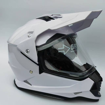 Cască de motocicletă - Full-Face Rally, ABS, certificat DOT, pentru drum și off-road, toate anotimpurile