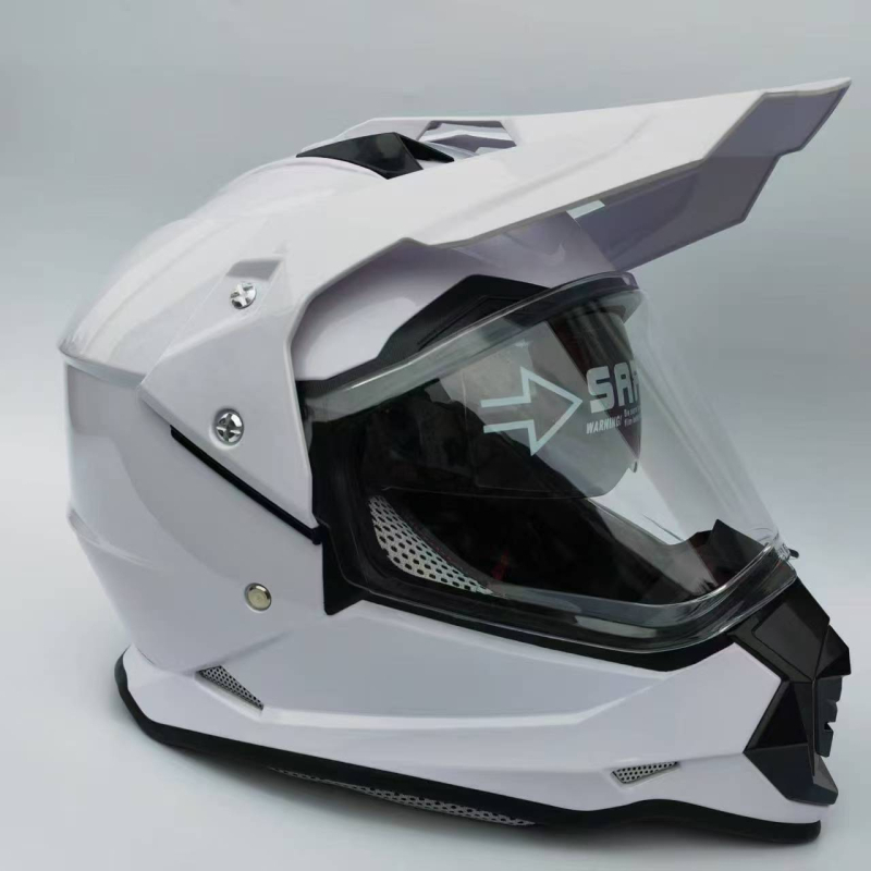 Cască de motocicletă - Full-Face Rally, ABS, certificat DOT, pentru drum și off-road, toate anotimpurile