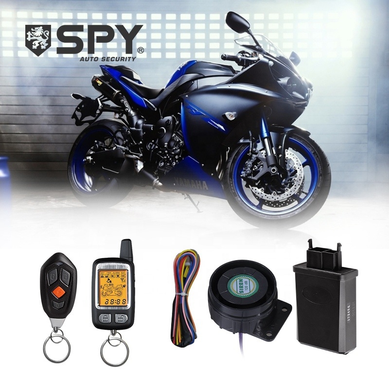 SPY 12V Motociklistički alarm sustav s daljinskim pokretanjem, 1000 m prijem, 800 m daljinski, dvostrani, kompatibilno s Yamaha, Suzuki, Honda, Haojue