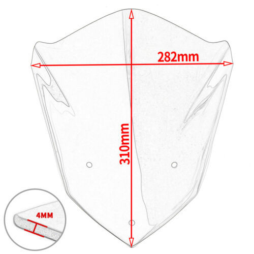 Prednji deflektor za vjetar za BMW F800R 2015-2020, PC plastika