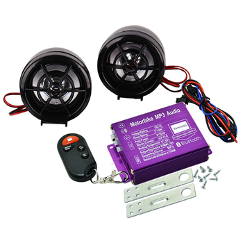 Motociklistički audio sustav s Bluetooth zvučnikom i subwooferom, MP3, radio FM, sustav protiv krađe