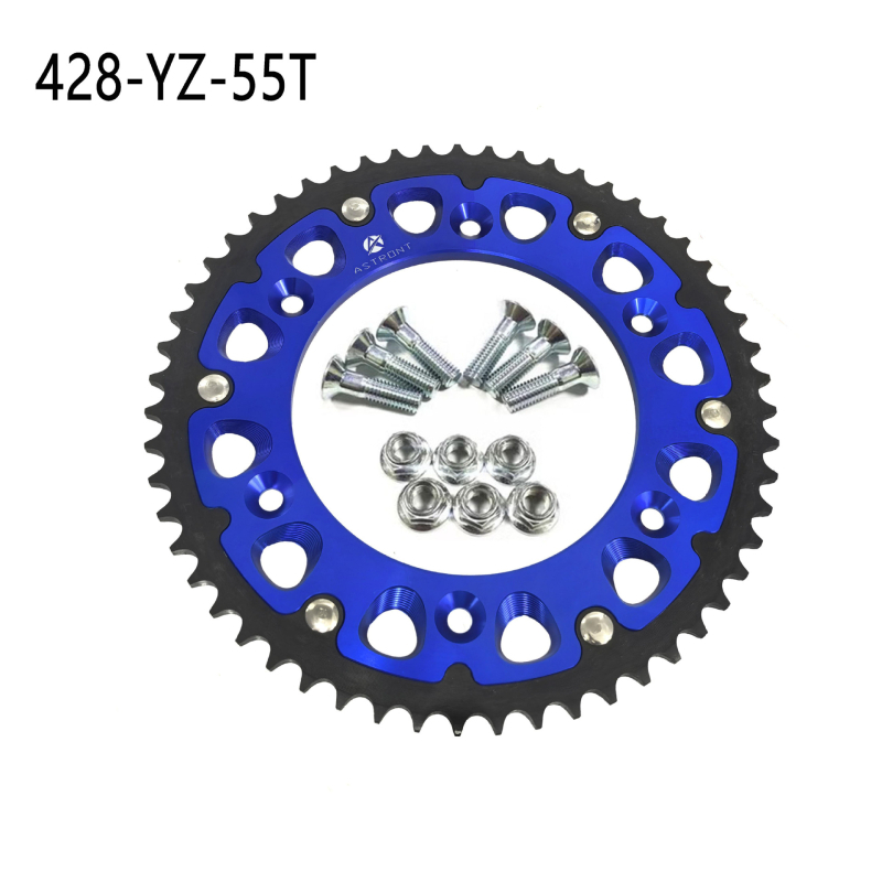 Lančano zupčasto kolo za terenski motocikl Yamaha WR155, aluminijska legura, 428-pitch