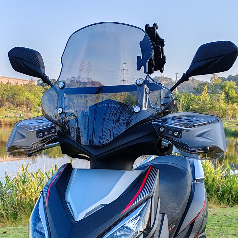 PC prednje staklo za RX125/NS125RX – fleksibilni polikarbonat, HD jasnoća, prilagodljivo