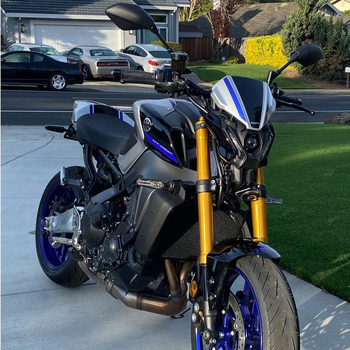 otilli Prednje vjetrobransko staklo za Yamaha MT-09/MT-09SP – Deflektor protoka zraka