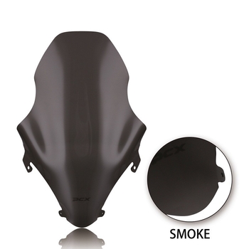 Motocikl wind deflector za Honda PCX125/150 (WW063); Materijal: PC; Oblik: vjetrozaštita; Primjenjivi modeli: Honda PCX125/150; Značajke: zaštita od sunca, sklopiv, otporan na habanje, otporan na ogrebotine