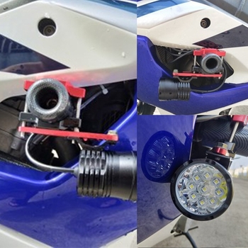 Držač reflektora za motocikl s univerzalnom stezaljkom za dodatnu opremu