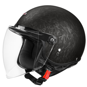 3C certificirani motociklistički šlem 3/4, kožni, unisex, retro stil za skutere, za sve sezone