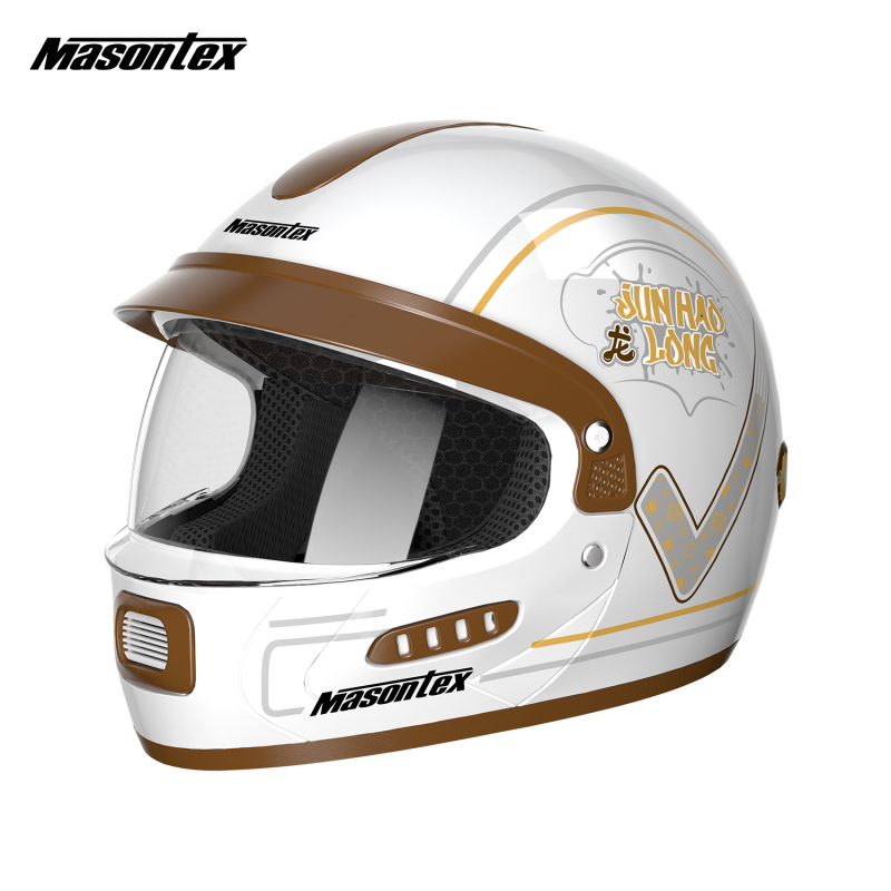 MASONTEX ABS full-face kaciga za električne motocikle, 3C GB811-2022A, za sve sezone, za motocikle (Brand MASONTEX; Materijal: ABS; Certifikacija: GB811-2022A; Stil: full-face; Sezone: sve sezone)