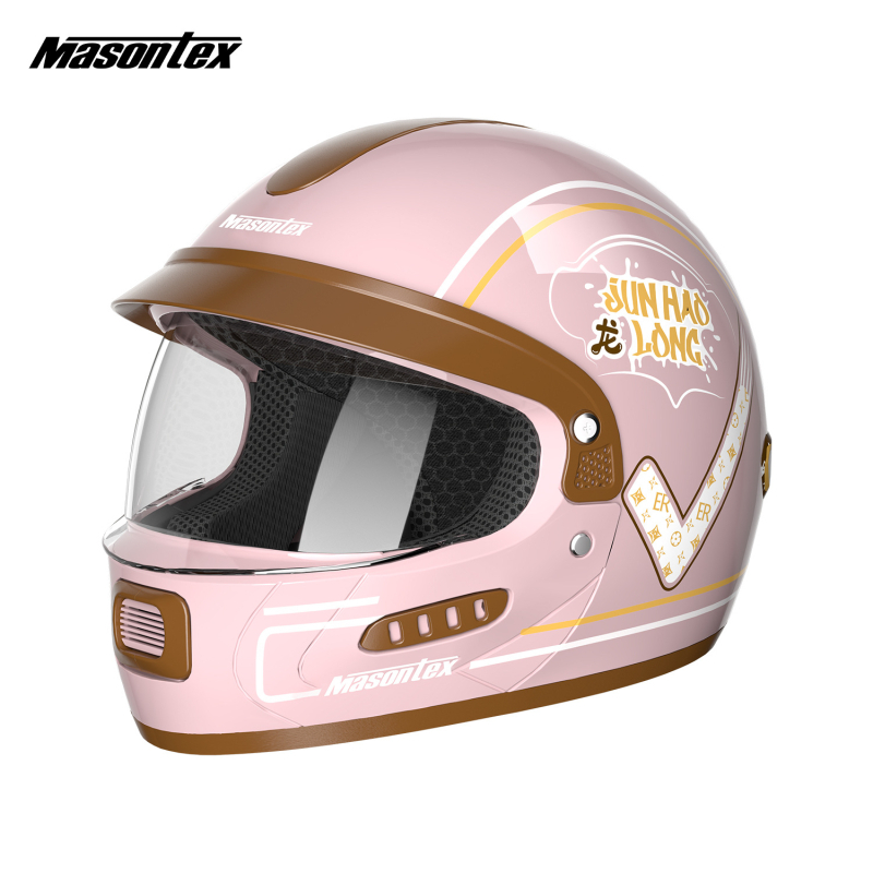 MASONTEX ABS full-face kaciga za električne motocikle, 3C GB811-2022A, za sve sezone, za motocikle (Brand MASONTEX; Materijal: ABS; Certifikacija: GB811-2022A; Stil: full-face; Sezone: sve sezone)