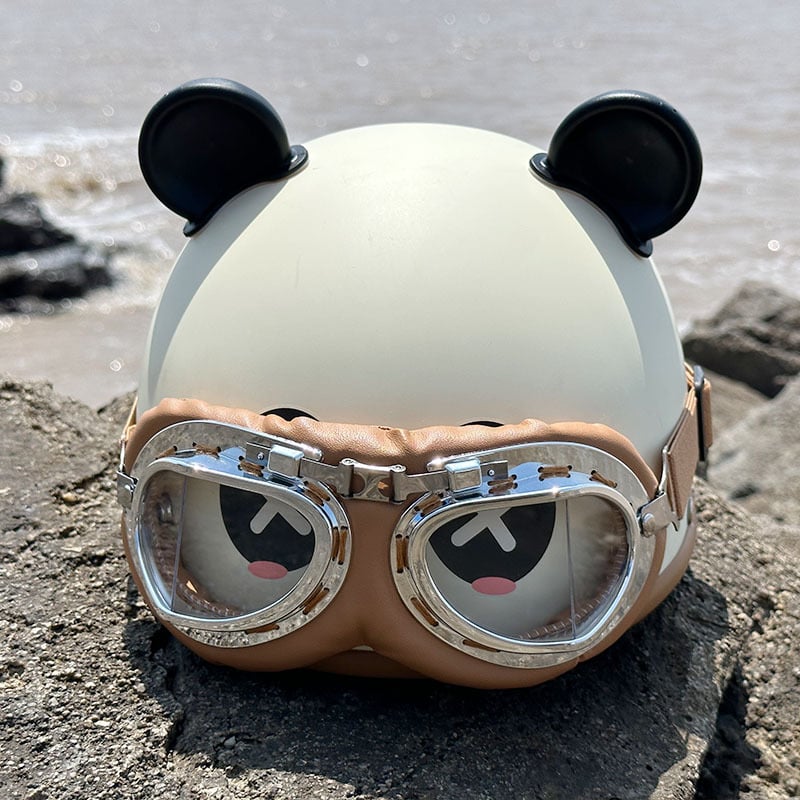 Casca de motocicletă ABS, tip half-helmet, unisex, 3C certificată, pentru toate anotimpurile