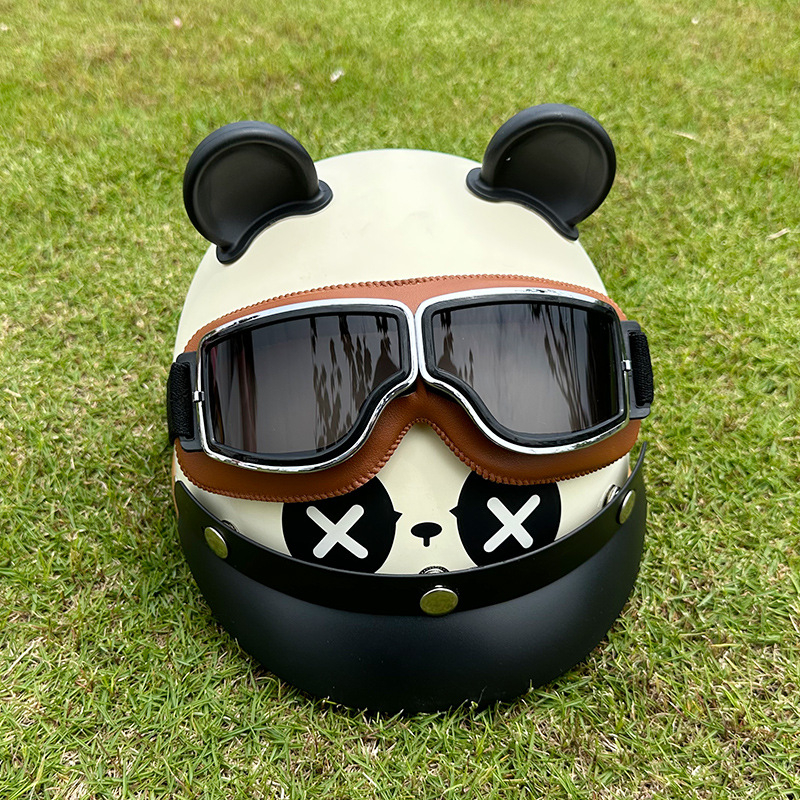 Casca de motocicletă ABS, tip half-helmet, unisex, 3C certificată, pentru toate anotimpurile