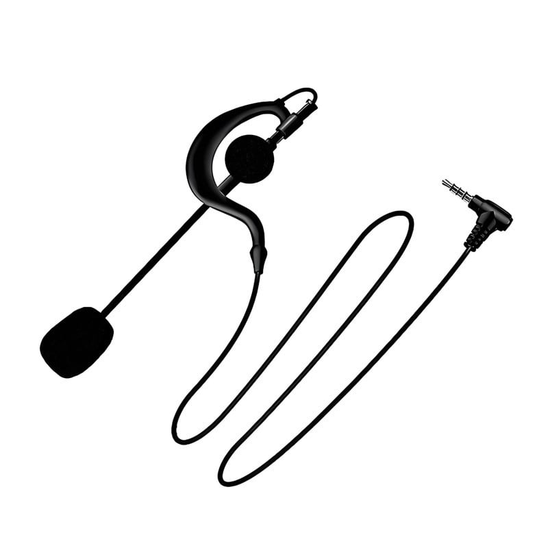 Slušalica za motorističku kacigu s mikrofonom, žična, nošenje iza glave, 3,5 mm L-typu priključak, 10 mm zvučnik, 20–20000 Hz, model OY669