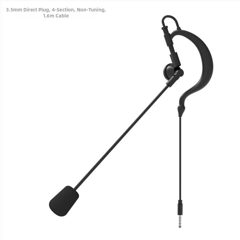 Slušalica za motorističku kacigu s mikrofonom, žična, nošenje iza glave, 3,5 mm L-typu priključak, 10 mm zvučnik, 20–20000 Hz, model OY669