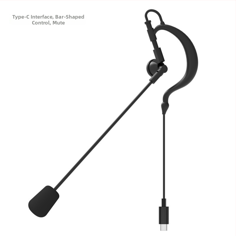 Slušalica za motorističku kacigu s mikrofonom, žična, nošenje iza glave, 3,5 mm L-typu priključak, 10 mm zvučnik, 20–20000 Hz, model OY669