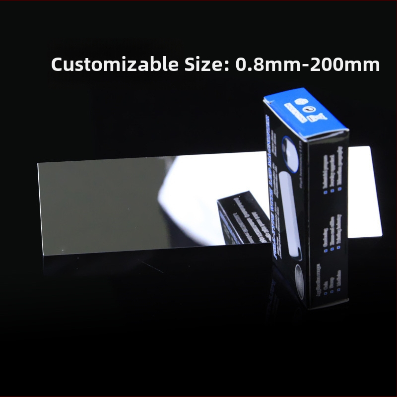 Optická sklenená trojuholníková prizma, 45° pravouhlá, reflexná prizma s optickým povlakom