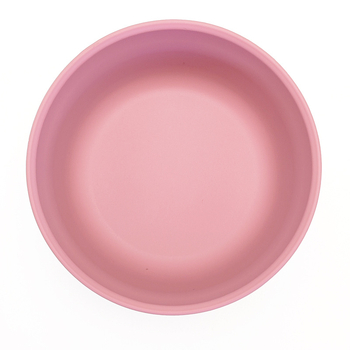 Παιδικό μπολ εκμάθησης από σιλικόνη, στρογγυλό, συμβατό με φούρνο μικροκυμάτων, επιφάνεια ηλεκτροπλακασ, μοντέρνος μινιμαλιστικός σχεδιασμός