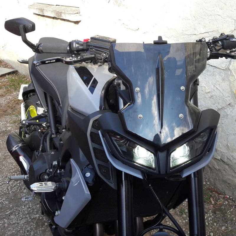 Prednji vjetrodeflektor za Yamaha FZ-09/MT-09 2017-2020 - PC plastika, Ya-0906