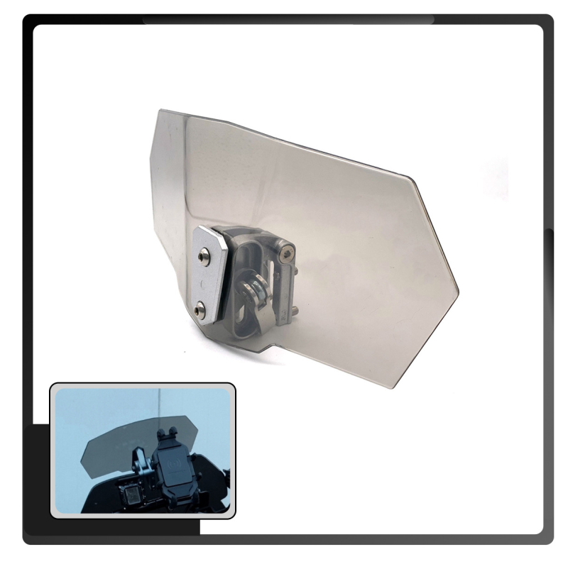 Parbriz universal pentru motocicletă, model G116, material PC