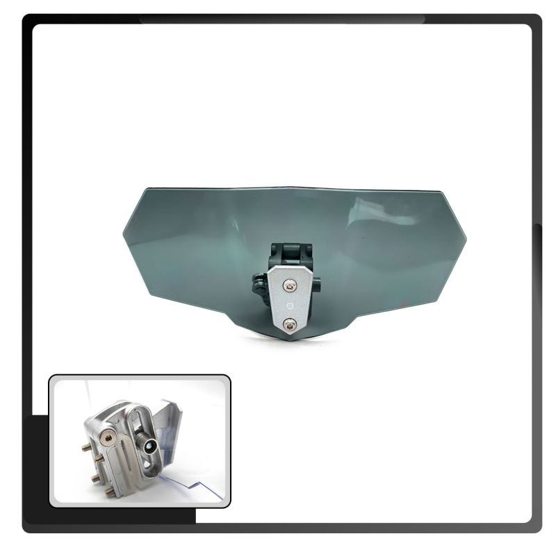 Parbriz universal pentru motocicletă, model G116, material PC