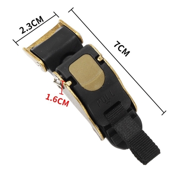 QB11 Catarama rapidă pentru cască, 10 poziții, placată cu cupru, universală pentru curea