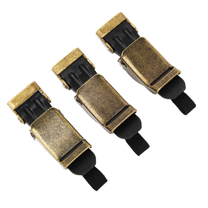 QB11 Catarama rapidă pentru cască, 10 poziții, placată cu cupru, universală pentru curea