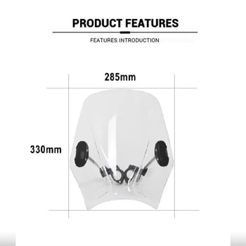 KUANXUN PC Vjetrobran za Univerzalna Vozila — HD Definicija, Univerzalni Model, Tip Vozila: Univerzalno