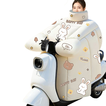 Vjetrootpornost quilt štit za električna vozila, Oxford materijal, fleece podstava, vodootporno i toplo, pogodno za sve sezone, za skutere i motocikle