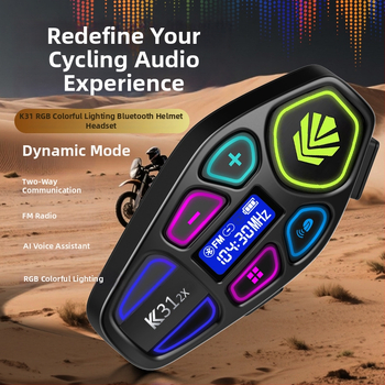 K31 2X căști in-ear cu LED, Bluetooth + NFC, 40h baterie, rază 10m, cip Jieli AC7065F