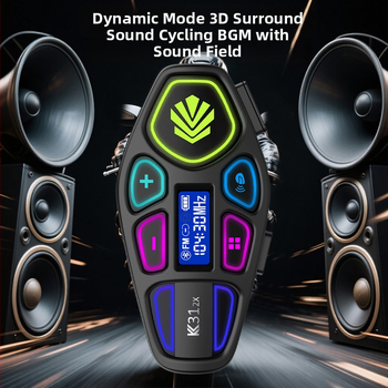 K31 2X căști in-ear cu LED, Bluetooth + NFC, 40h baterie, rază 10m, cip Jieli AC7065F