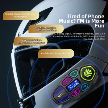 K31 2X căști in-ear cu LED, Bluetooth + NFC, 40h baterie, rază 10m, cip Jieli AC7065F