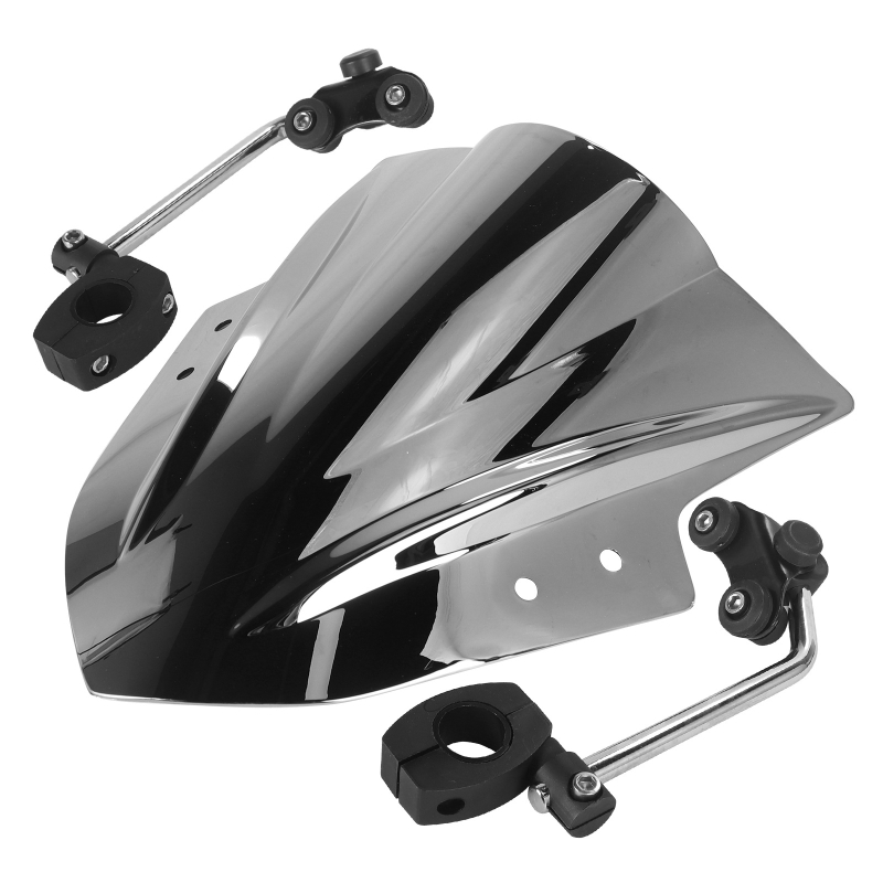 Prednje vjetrobransko staklo za motocikl s ABS-om i metalnim nosačem, otporno na habanje, za Kawasaki Ex300 (2013–2017)