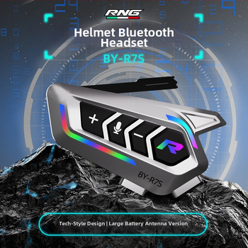 RNG Bluetooth slušalica za kacigu – dugo trajanje baterije, vodootporna, redukcija buke, hands-free pozivi za motocikl