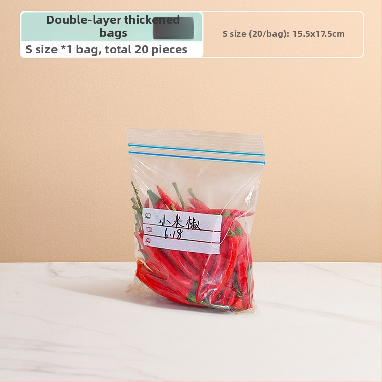 Potravinársky uzavretý vrecko na zachovanie čerstvosti | Materiál PE | Vhodné do mikrovlnnej rúry | Teplotná odolnosť -30°C až 180°C | 1 ks