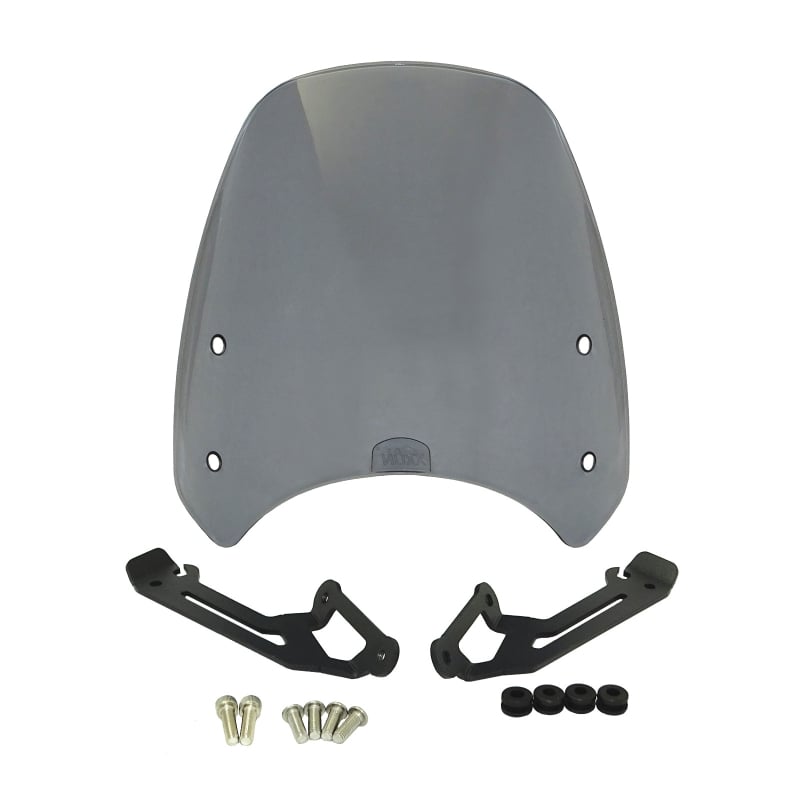 Parbriz frontal pentru Ducati Scrambler 400/800 (2015-2021) - Material: PC plastic - Compatibilitate: Ducati Scrambler 400/800 (2015-2021) - Stil: Windshield
