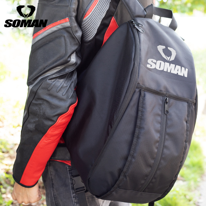 Soman torba za kacigu za motocikl – poliester, marka Soman, stil: kaciga torba