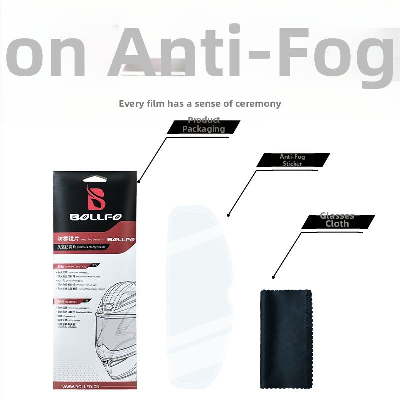 Film prilby vizíra – Ploché zrkadlo, PC materiál, Model TKFWP, Unisex