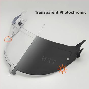 Spartan GT priehľadný štít pre prilbu typu full-face — Kompatibilný so štítmi Shark Spartangt/Pro/RS, Ochrana pred slnkom a UV, Model 2025-02, Prispôsobenie k dispozícii