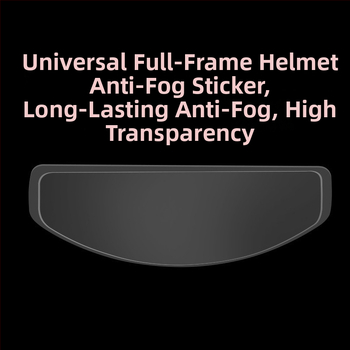 Film proti zahmlievaniu prilby HANSTATE TAC, UV ochrana, HD priehľadnosť, dlhodobé anti-fog účinky